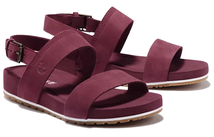 Order (W) Timberland Malibu Waves Sandal Menga Tali Buku Lali 'Burgundy' A289N211