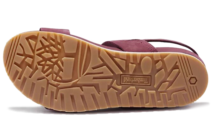 Shop (W) Timberland Malibu Waves Sandal Menga Tali Buku Lali 'Burgundy' A289N211