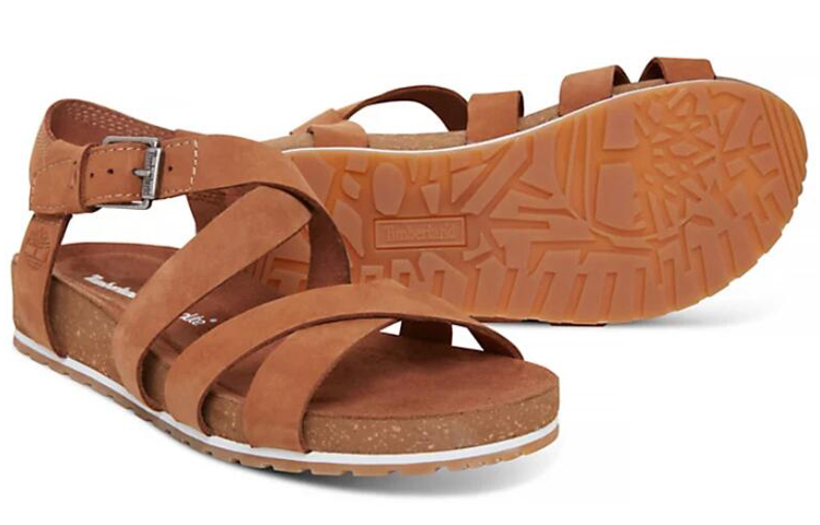 Shop (W) Sandal Timberland Malibu Waves 'Coklat Muda' A1MQRF13