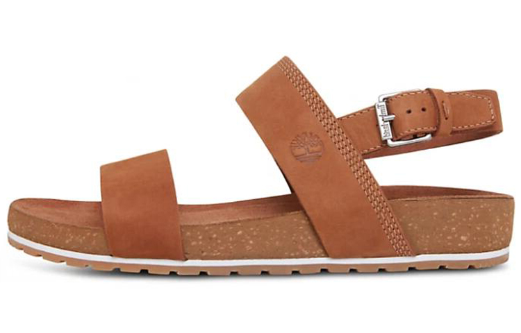 (Women) Timberland Malibu Waves Two-Band Sandal 'Brown' A1MQGF13