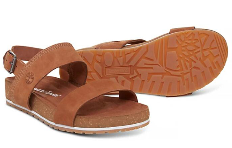 Shop (W) Timberland Malibu Waves Twee-Band Sandalen ''Bruin'' A1MQGF13