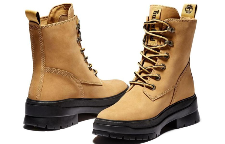 Lookbook (Women) Timberland Malynn 'Yellow High-Top Work Boot' A2F6T231