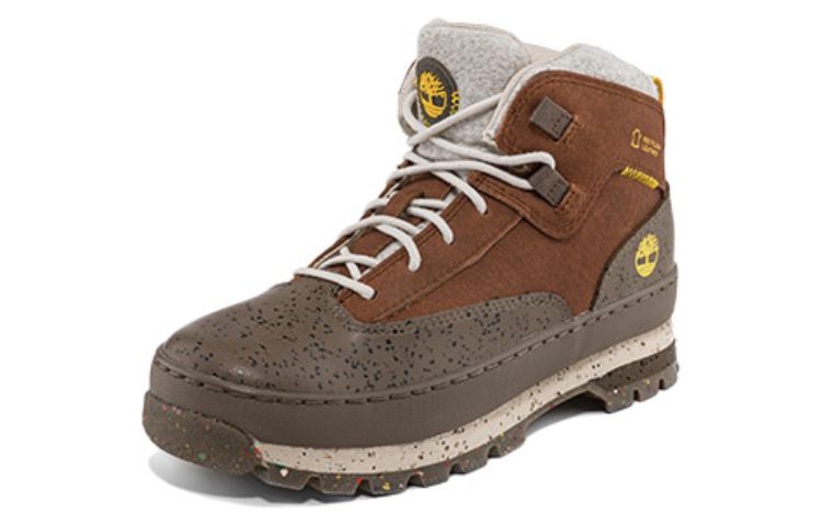 Order (W) Timberland Kasut Bot Mid-Top Selesa Kasual Luar 'Coklat' A5SMNW