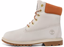 (Women) Timberland Heritage 6 Inch Waterproof Boots 'White Nubuck' A5RVCW (Women) Timberland Heritage 6 Inch Waterproof Boots 'White Nubuck' A5RVCW
