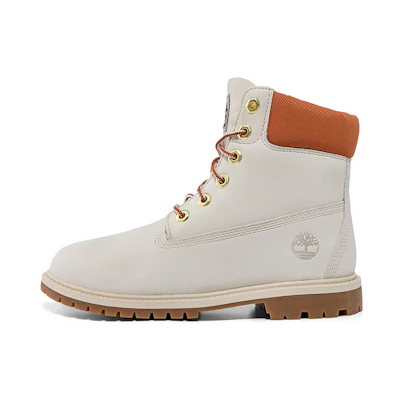 (W) Timberland Heritage 6 Inch Waterproof Boots 'White Nubuck'