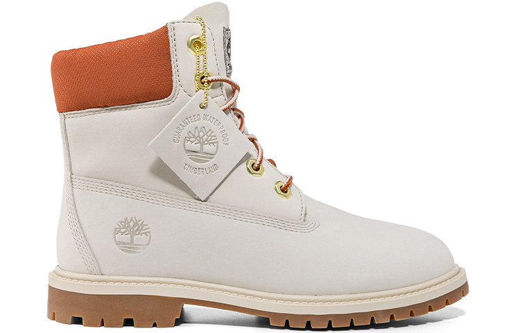 (W) Timberland Heritage 6 Inch Waterproof Boots 'White Nubuck' 圖 2