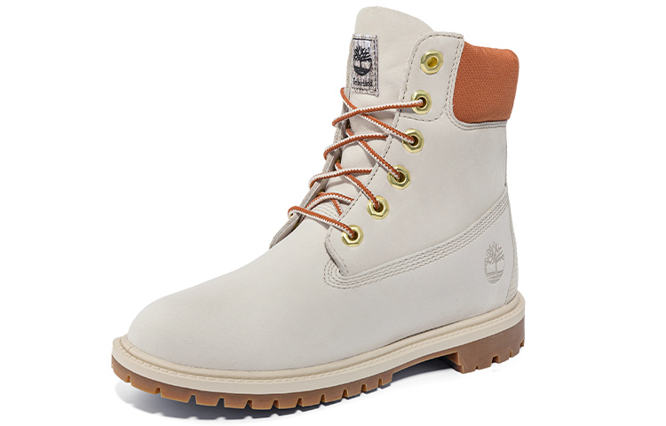 (W) Timberland Heritage 6 Inch Waterproof Boots 'White Nubuck' 圖 3