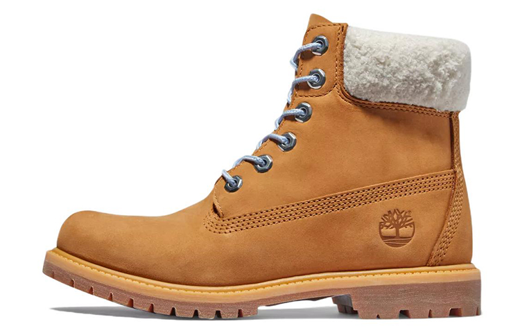 (W) Timberland PRM 6 Inch Waterproof Boot 'Wheat Nubuck and Blue'