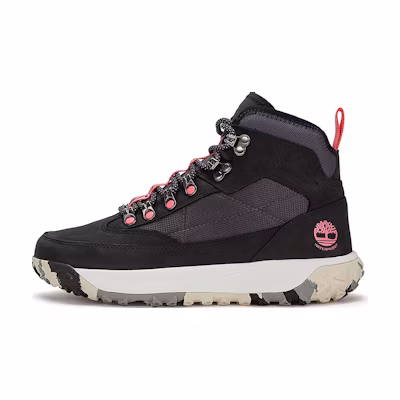 (W) Timberland Greenstride Motion 6 Mid Fabric and Leather Waterproof Hiking Boot 'Black'