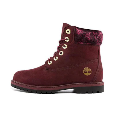 (W) Timberland Mid-Top Outdoor Waterproof Boots 'Burgundy'