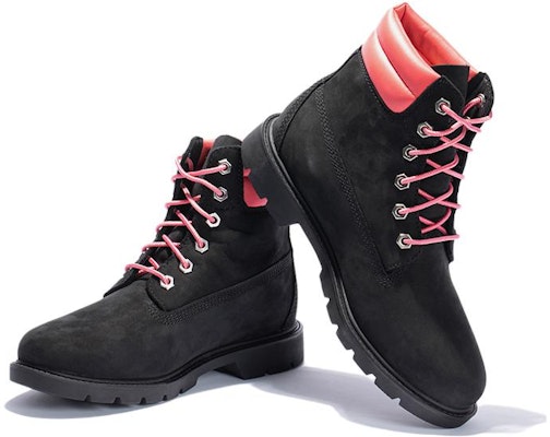 (W) 팀버랜드 린든 우즈 6인치 방수 부츠 '블랙 누벅 핑크' A44FA-001 Lookbook (W) 팀버랜드 린든 우즈 6인치 방수 부츠 '블랙 누벅 핑크' A44FA-001