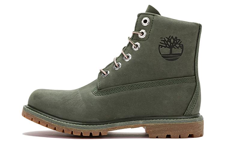 (Women) Timberland Nellie 6 Inch Waterproof Boots 'Dark Green Nubuck' A44JU