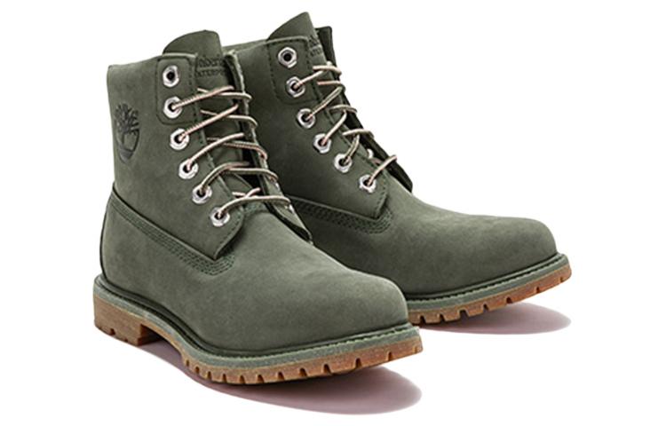 Shop (W) Boot Kalis Air Timberland Nellie 6 Inci 'Hijau Gelap Nubuck' A44JU