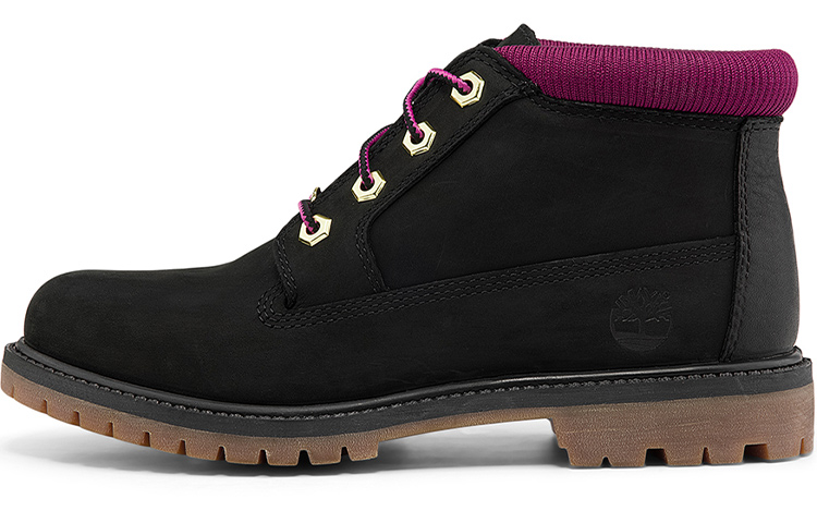 (Women) Timberland Nellie Chukka Waterproof Boot 'Black Pink' A2JSAW