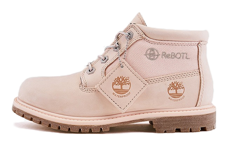 (Women) Timberland Nellie Chukka Waterproof ReBOTL Ankle Boots 'Pale Pink' A2FCPW