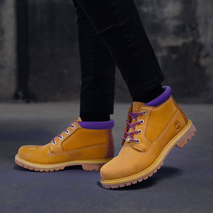 Sizing (W) ティンバーランド ネリー 防水チャッカブーツ ウィートパープル A2JSJW