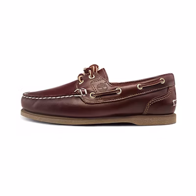 (W) Timberland Nubuck Boat Low 'Brown Wide'
