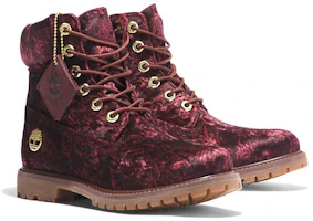 Lookbook Timberland添柏侖 防滑耐磨 戶外長靴 女款 酒紅色