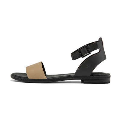 (W) Timberland Outdoor CMFT 'Simple Casual Black Brown Sandal'