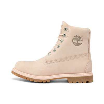 (W) Timberland Paninara Collarless 6 Inch Waterproof Boots 'Light Pink Nubuck'