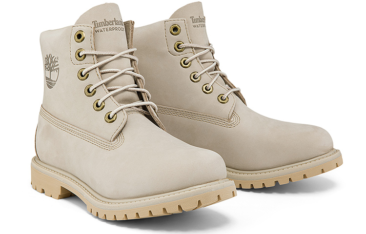 Shop (Women) Timberland Paninara Collarless 6 Inch Wide Fit Waterproof Boots 'Light Grey Nubuck' A2M2SW