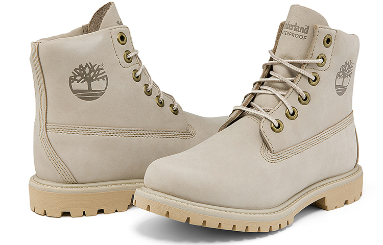 Purchase (Women) Timberland Paninara Collarless 6 Inch Wide Fit Waterproof Boots 'Light Grey Nubuck' A2M2SW
