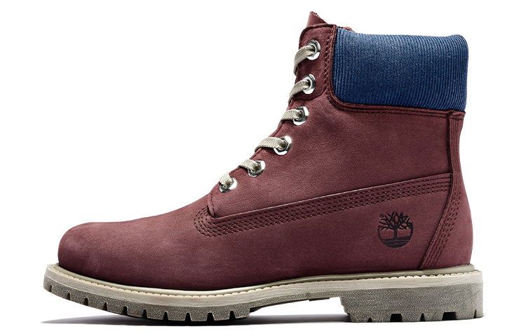 (W) Timberland PRM 6 Inch Waterproof Boots 'Burgundy Nubuck'