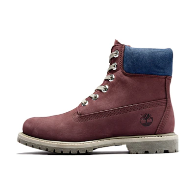 (W) Timberland PRM 6 Inch Waterproof Boots 'Burgundy Nubuck'