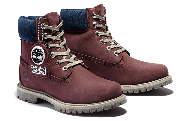 (W) Timberland PRM 6 Inch Waterproof Boots 'Burgundy Nubuck' 圖 2