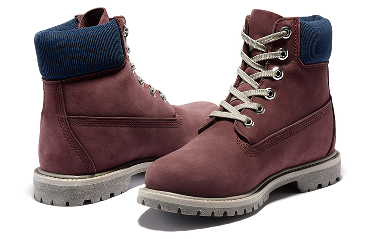 (W) Timberland PRM 6 Inch Waterproof Boots 'Burgundy Nubuck' 圖 3
