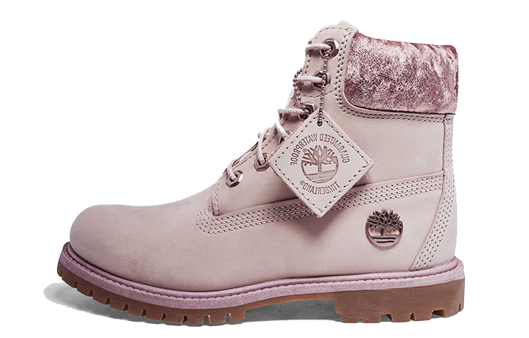 Buy (W) Timberland Premium 6 Inch Waterproof 'Pink Nubuck Velvet' Kasut But Lelaki A24K6