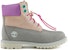 (W) Timberland Premium Tinggi 'Kelabu Ungu' A2MC1