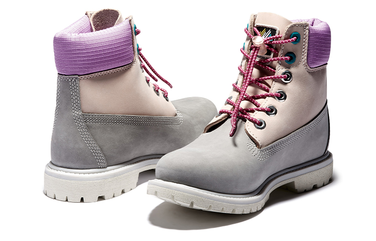 Lookbook (W) Timberland Premium Outdoor High-Top Stiefel ''Grau Lila'' A2MC1D52