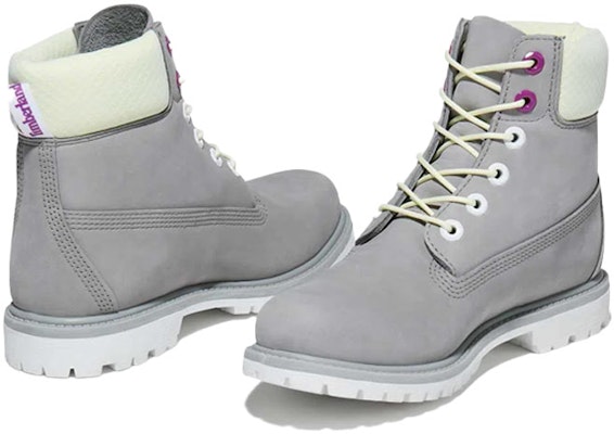 Timberland添柏嵐 戶外優質防水馬丁靴 女式 淺灰色 Shop Timberland添柏嵐 戶外優質防水馬丁靴 女式 淺灰色