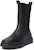 (W) Timberland Ray City Greenstride Combat Mid 'Hitam Chelsea' A2QAS001