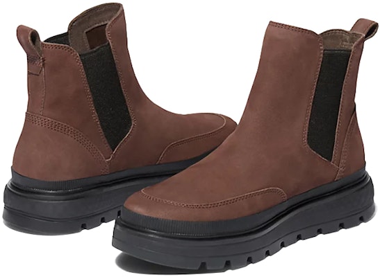 (Women) Timberland Ray City Greenstride Mid Chelsea Boot 'Brown Black' A2JS2V13 Purchase (Women) Timberland Ray City Greenstride Mid Chelsea Boot 'Brown Black' A2JS2V13