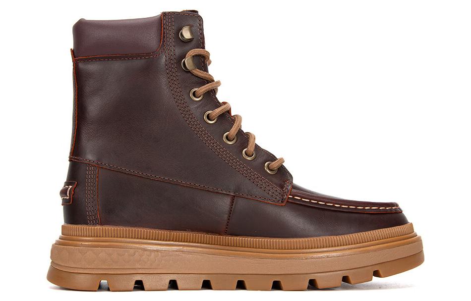 Order (W) Timberland Ray City Moc Toe Chukka Boots 'Kulit Regeneratif Cokelat' A5M3YD57