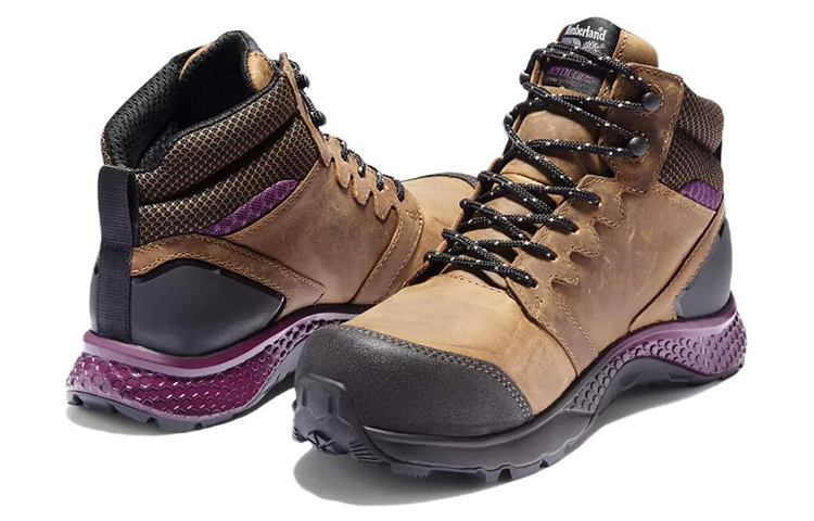 Shop (W) Timberland REAXION ''Botte Courte Imperméable Marron Outdoor'' A219B214