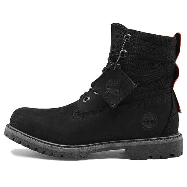 (Women) Timberland Rebotl 6 Inch Wide-Fit Boot 'Black Nubuck' A2AZ8
