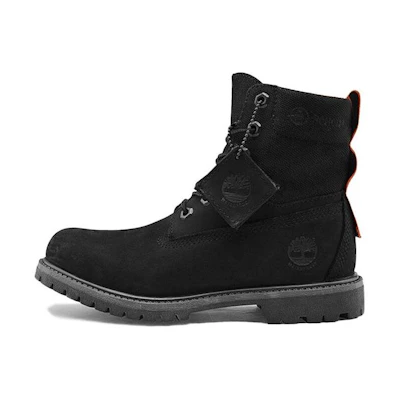 (W) Timberland Rebotl 6 Inch Wide-Fit Boot 'Black Nubuck'