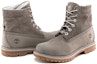 Shop (W) Timberland Roll Top Boots Asas 'Kelabu Sederhana dengan Kelabu Terang' A44S3W