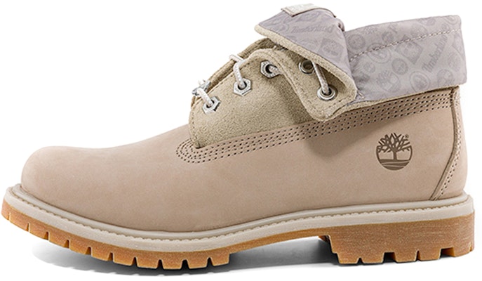 (Women) Timberland Roll Top Boots Basic 'Beige with Light Grey' A44T8W Buy (Women) Timberland Roll Top Boots Basic 'Beige with Light Grey' A44T8W