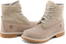 Shop (W) Timberland Roll Top Boots Asas 'Beige dengan Kelabu Terang' A44T8W