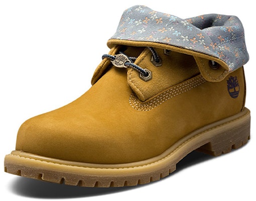 (Women) Timberland Authentic Waterproof Roll-Top Floral Print Boots 'Wheat Grey' 8014BW Lookbook (Women) Timberland Authentic Waterproof Roll-Top Floral Print Boots 'Wheat Grey' 8014BW