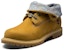 (W) But Timberland Autentik Kalis Air Roll-Top Bunga 'Wheat Grey' Untuk Wanita 8014BW