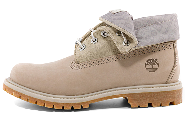 (Women) Timberland Roll Top Boots Basic 'Beige with Light Grey' A44T8W