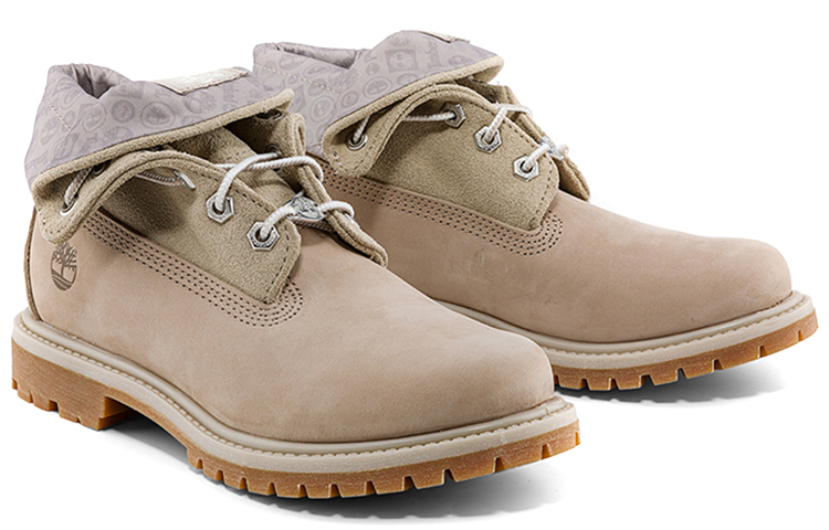 Lookbook (W) Timberland Roll Top Boots Basic ''Beige met Lichtgrijs'' A44T8W