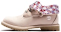 Buy (W) Timberland Roll Top Boots Asas 'Merah Jambu Pudar dengan Cetak Plaid' A2MDW662