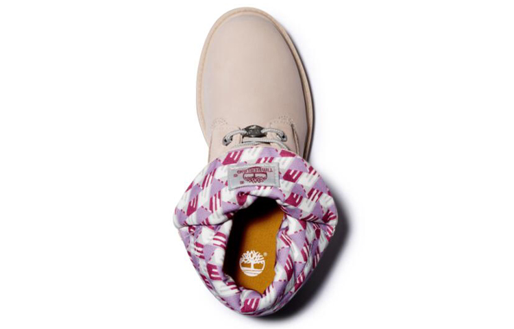 Lookbook (Women) Timberland Roll Top Boots Basic 'Pale Pink with Plaid Print' A2MDW662