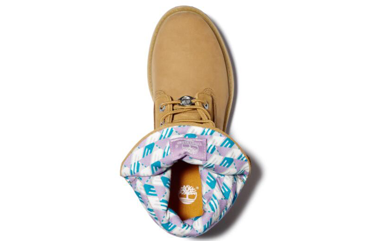 Lookbook (W) Timberland Roll Top Laarzen ''Wheat Pink met Geruit Print'' A2MDA231